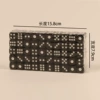 Black bottom white dot 17#(15.8mm)