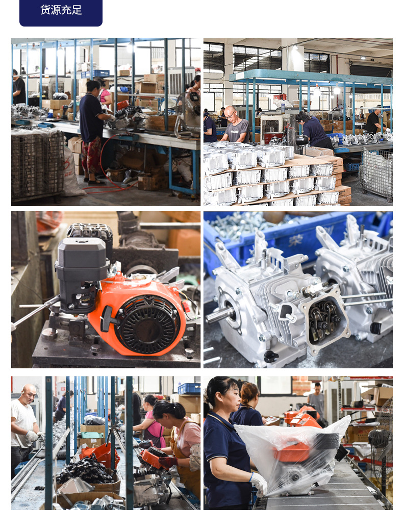 Agricultural Small Gasoline Engine 170F177F188F190F Micro Tiller, Aerator, Trowel Machine, Sprayer, Go-Kart