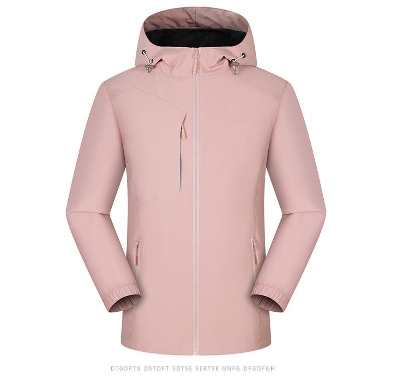 Chaqueta de capas blandas de moda masculina al aire libre chaqueta de asalto a prueba de viento de manga corta impermeable chaqueta de ocio de grupo de actividades de primavera y otoño