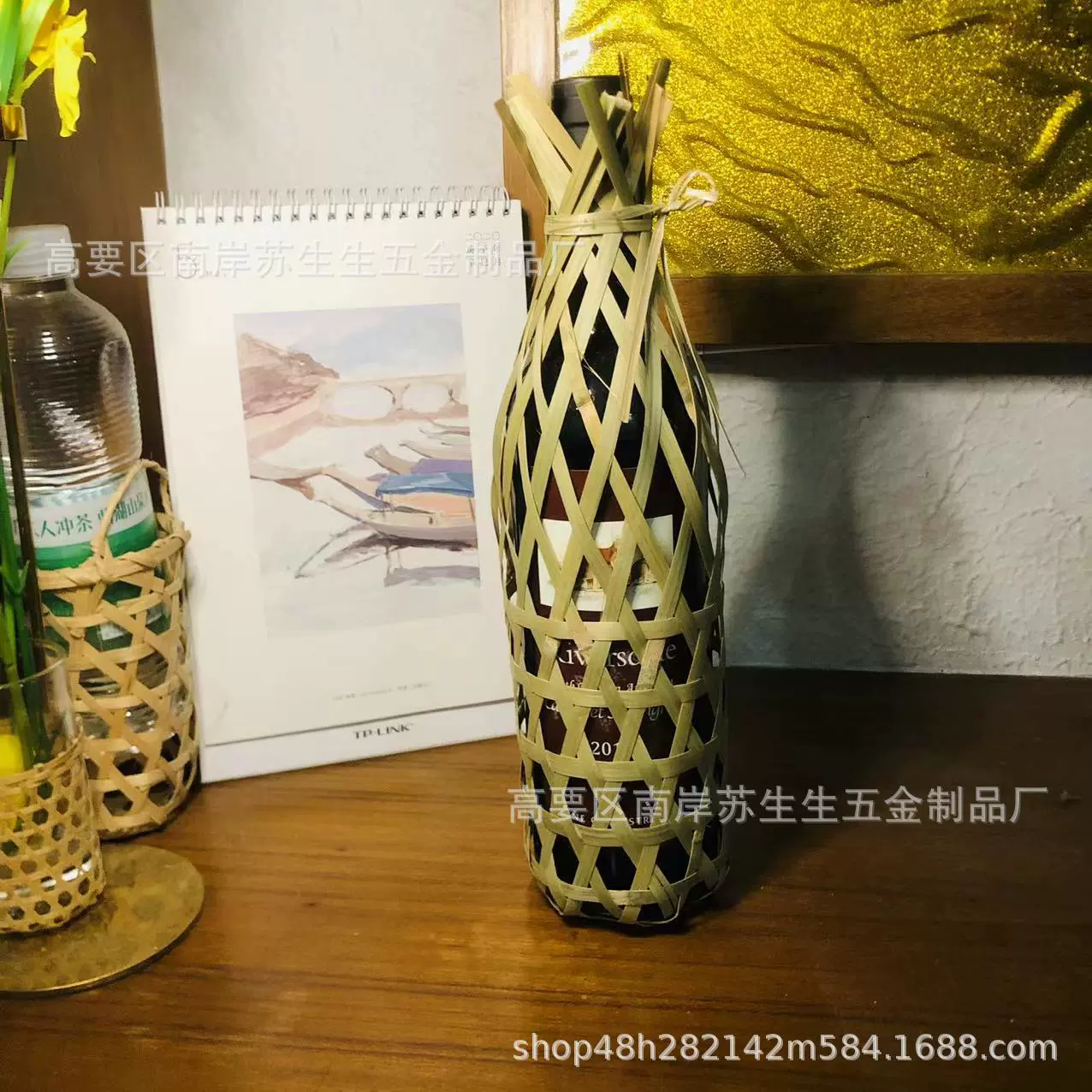 INS手工DIY竹制礼品盒灯罩竹制品手工工艺品 粽子篮端午伴手礼