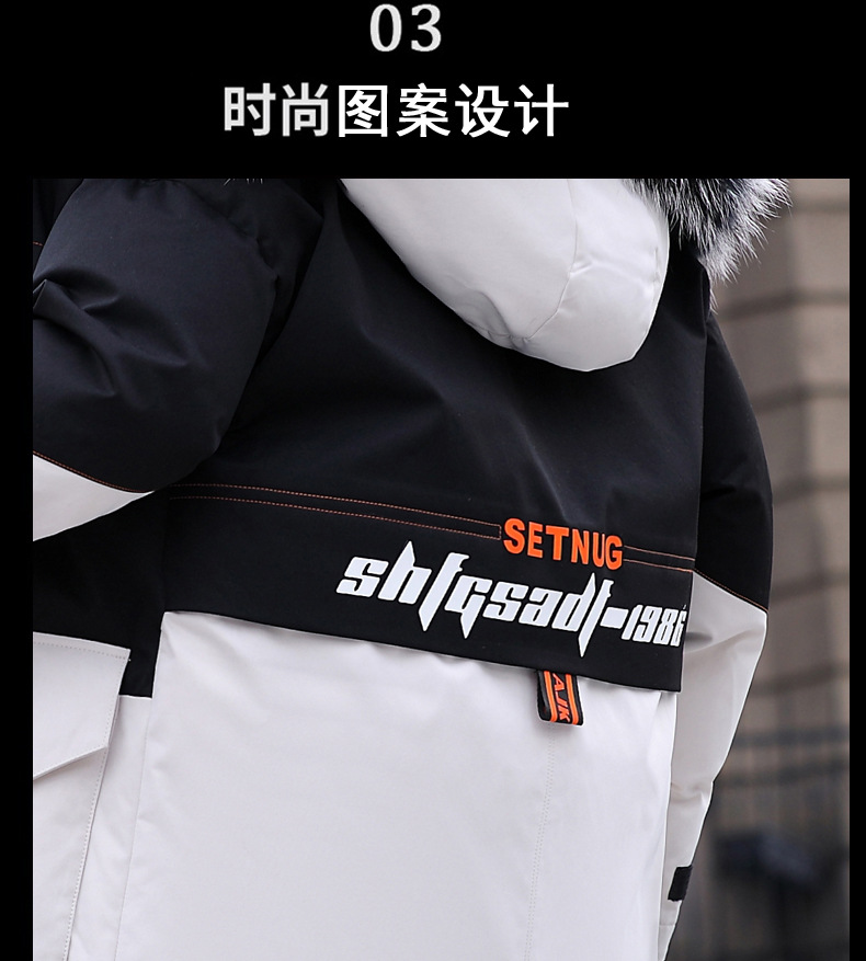 A0620青年拉链纯色现货加厚保暖立体贴袋休闲合体型灰色棉服详情5