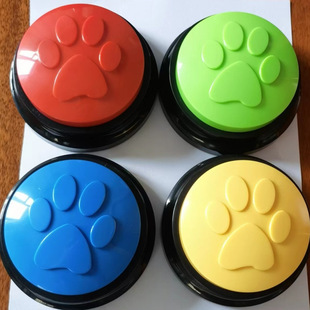 Pet Button Sounder 30 Seconds Recording Box Plush Sound Box Manufacturer Private Model Direct Sales Pet Communication Sound Box