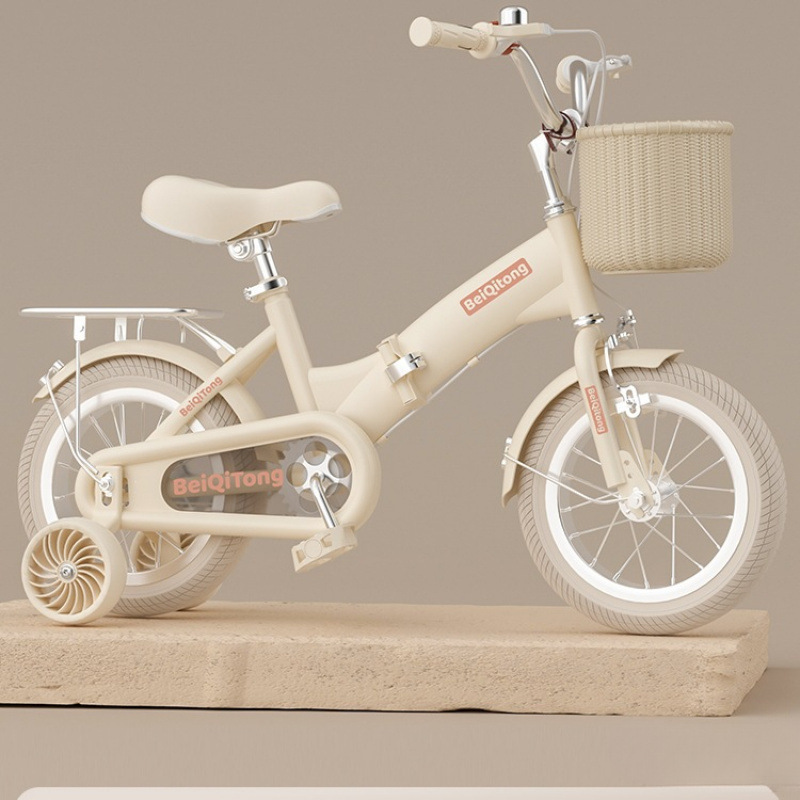 New Kidsren's Bicycle Girls 3-6-8-9-10 Years Old Boys and Girls Bicycle Kidsren's Foldableing Bicycle