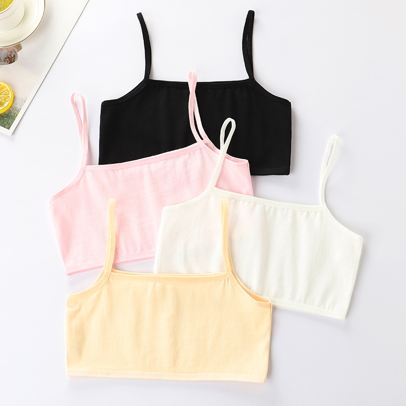 Growth period small vest female student girl underwear big child 9-12-15-16 years old girl primary school student girl bra 