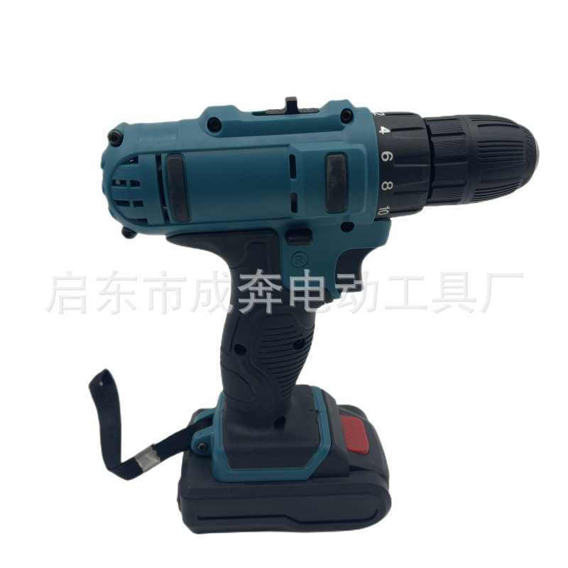 De Litio recargable taladro eléctrico de alta potencia destornillador traje batería de litio herramientas de hardware del hogar ventas directas de la fábrica