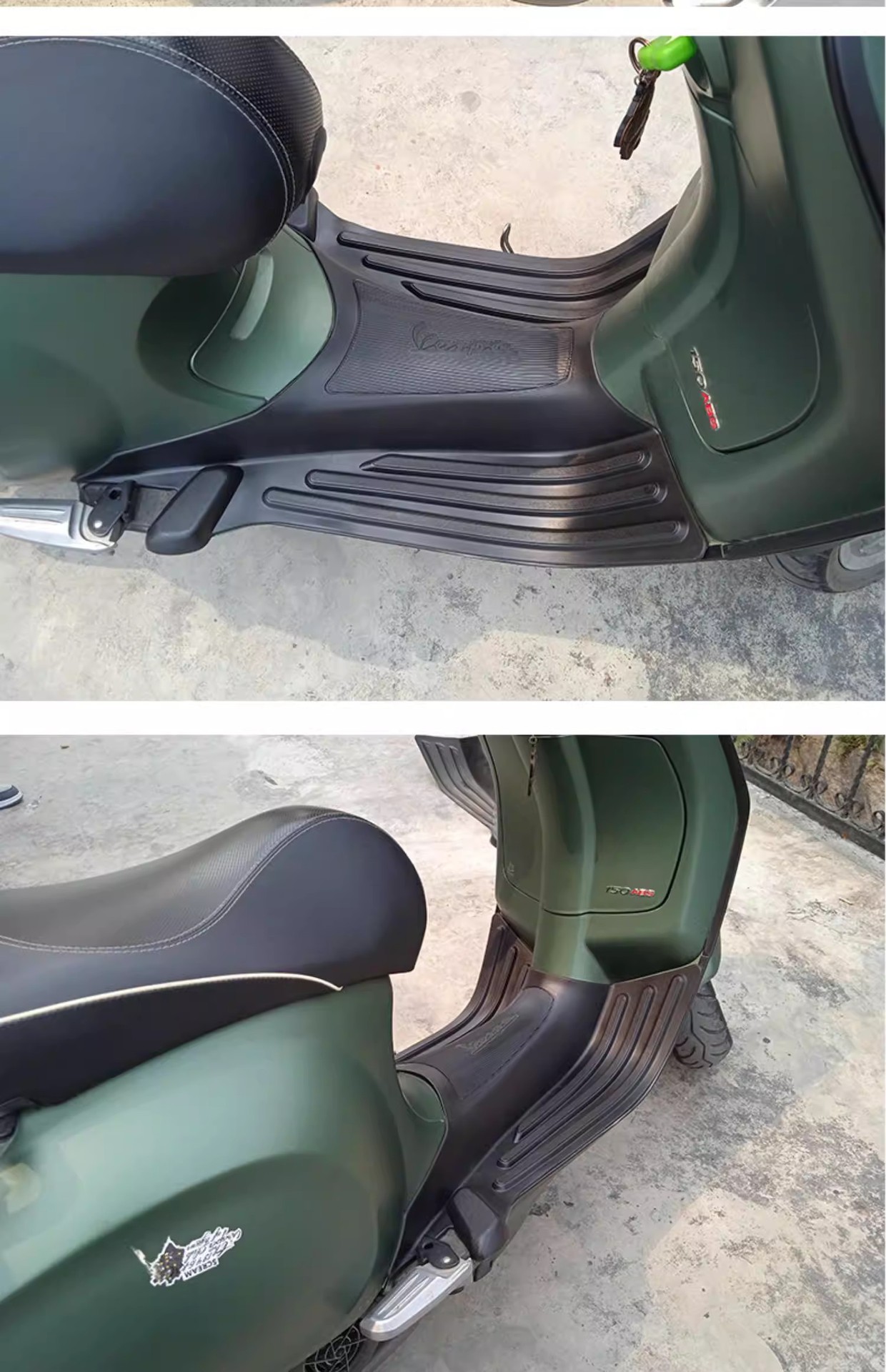 Suitable for Piaggio Vespa Foot Mats Gts300/250 Spring Sprint 150 Rubber Foot Mats Motorcycle