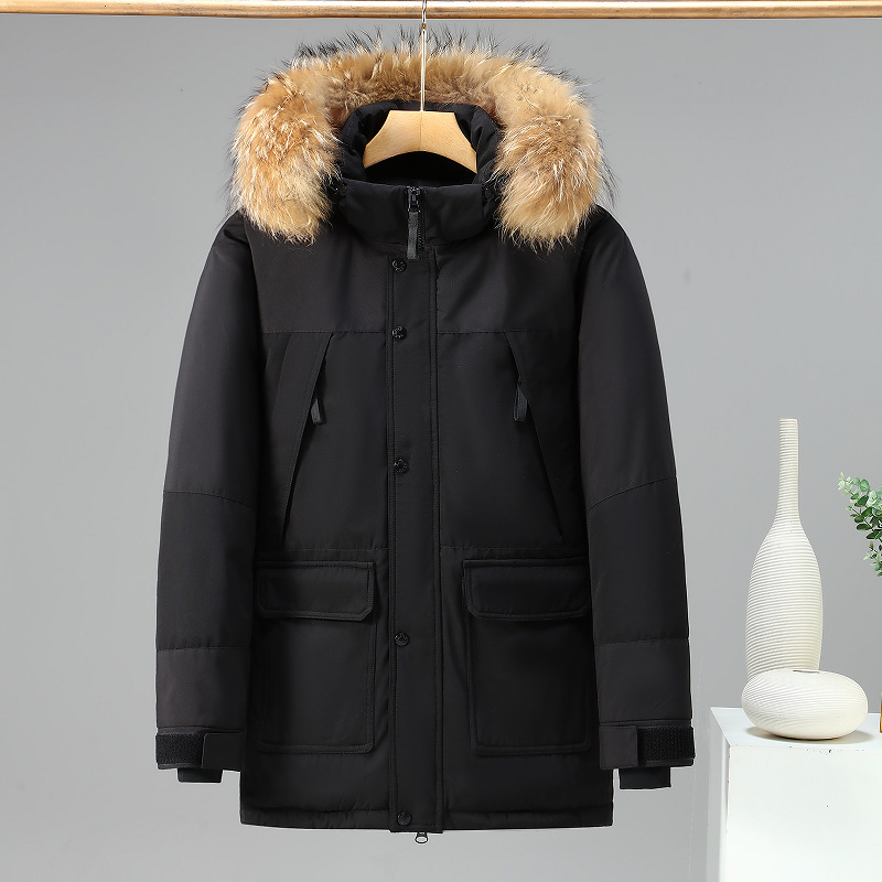 Giacca in cotone da uomo, casual, ispessita, invernale, da esterno_voghion.com