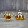 Triangular kettle + 2 cups