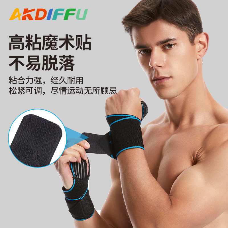 Nuevos productos de muñeca envuelta antideslizante interior muñeca elástica ajustable color muñeca fábrica al por mayor bádminton