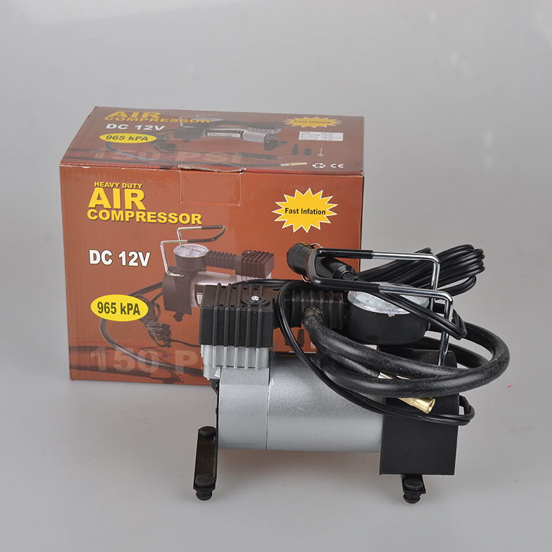 12V coche solo cilindro bomba de aire del coche bomba de aire eléctrica portátil de alta presión de alta potencia barra horizontal bomba de aire