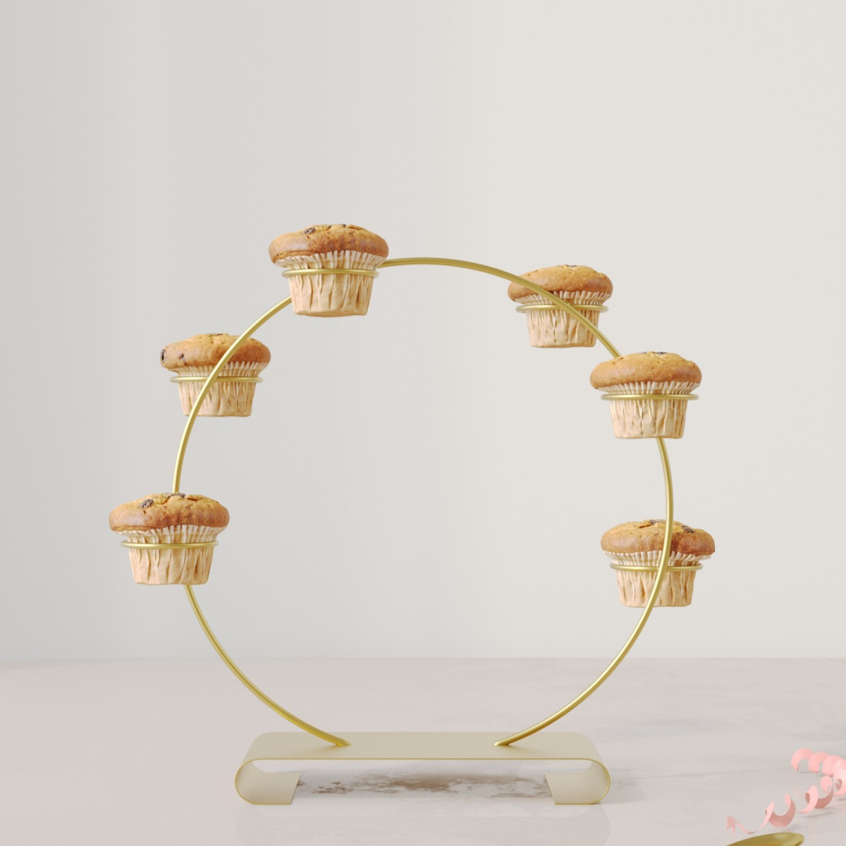 Decoración de mesa de postre europea para mostrar bandeja de pastel, mesa de descanso de té, marco de refresco de té de la tarde, marco de pastel de hierro forjado se puede ajustar image 5