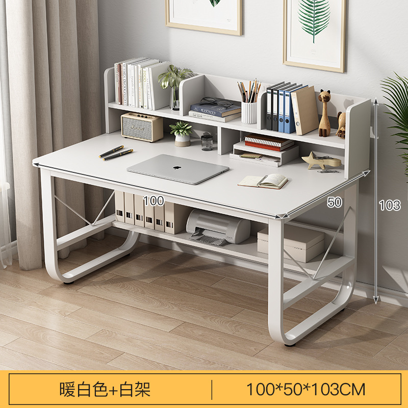 Escritorio de computadora con escritorio de estantería Escritorio de estudio en casa del estudiante escritorio simple escritorio Banco DE TRABAJO