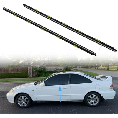 72450-S03-003/72410-S03-003 Applicable to 96-00 Civic Glass Outer Strip Decorative Strip (Vehicle Sealing Strip)