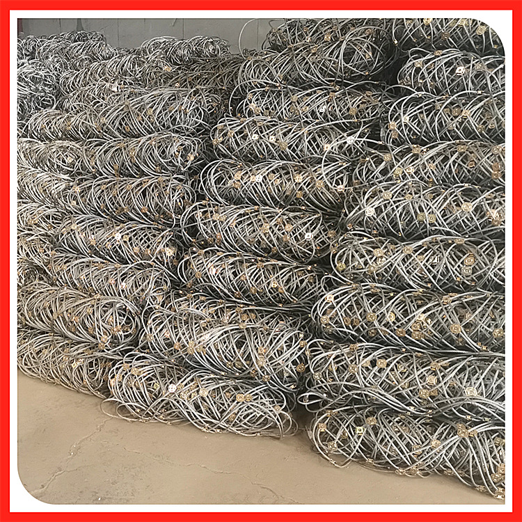 边坡防坠落覆盖山面防护网 被动抗拉伸防落石钢丝网