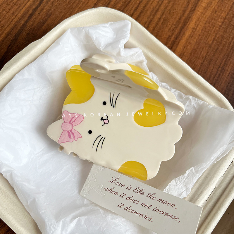 Cat Pattern All Seasons Season Women's Gender Cute Women's Cat Acetic Acid Sheets Hair Claws