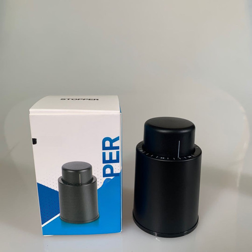 Pressurized one-piece red wine vacuum bottle stopper with time scale red wine stopper
