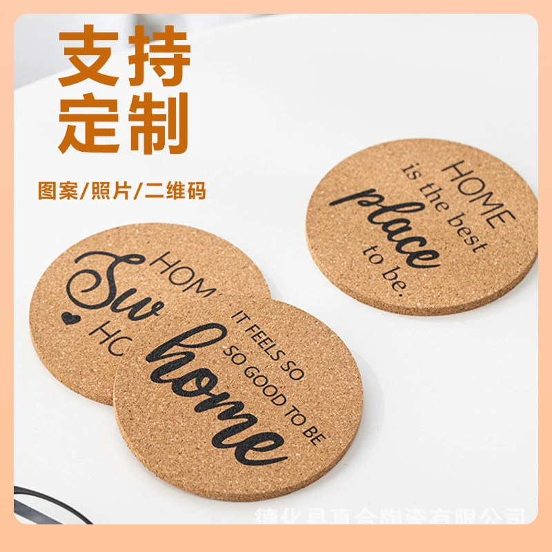 см серия om круглая h впитывающая толщина ⇜ Заводская пробковая подставка см, изоляционная подушка, цвет, противоскользящая, источник eE18