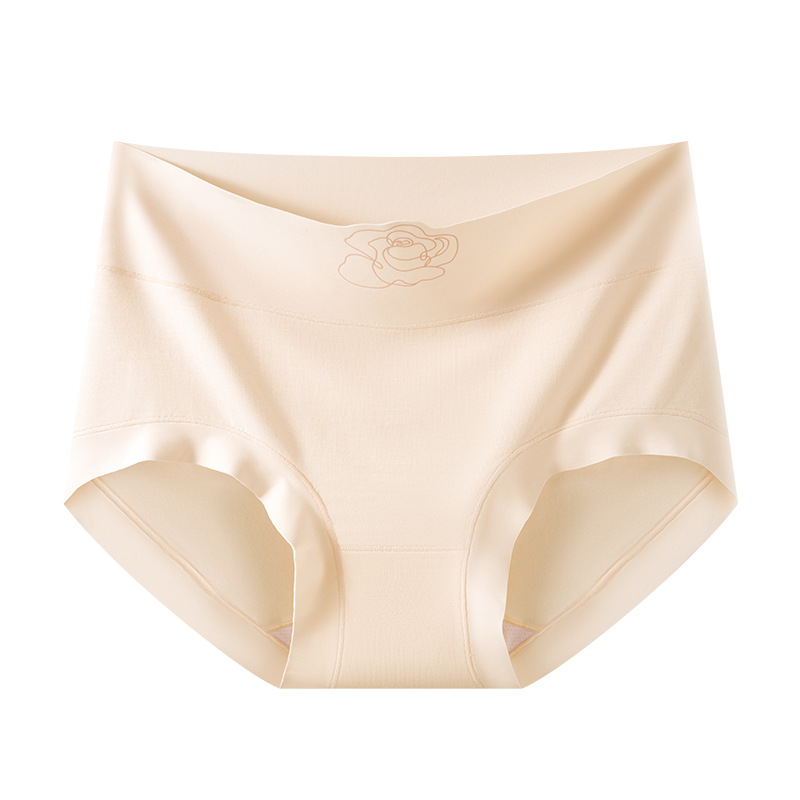 Cintura alta sin costuras, abdomen ensanchado, bragas para niñas 10A, entrepierna inferior de seda de morera, bragas de mujer sin caderas image 8