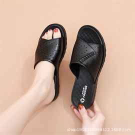 女式棉鞋;中老年妈妈鞋;平底拖鞋