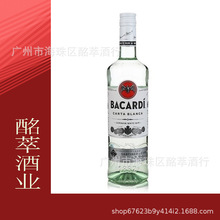 百加得白朗姆酒700ml超级朗姆酒BACARDI RUM烘培莫吉托鸡尾酒洋酒