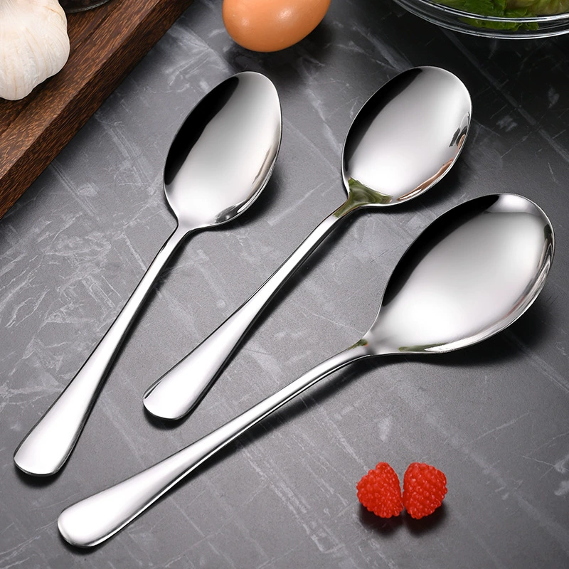 Обычная ложка из нержавеющей стали Диетическая ложка Бытовая удлиненная ложка Dagong Диетическая ложка Гостиничный Ресторан Диетическая ложка Ложка риса