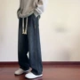 直筒宽松新款水洗牛仔裤