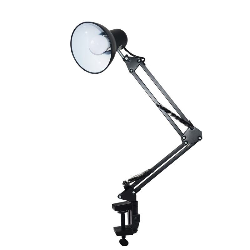 Brazo largo americano, clip de almacenamiento plegable, dormitorio, protección ocular, dormitorio de trabajo, lámpara de uñas, iluminación, lámpara de escritorio con luz de relleno de escritorio
