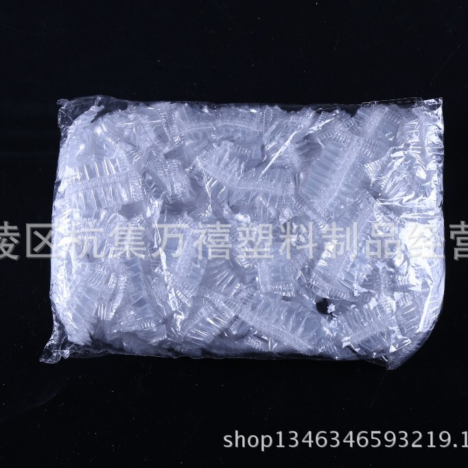 高圧プラスチック特厚帯耳カバー使い捨て耳カバー防水染毛100本opp袋包装四色|undefined