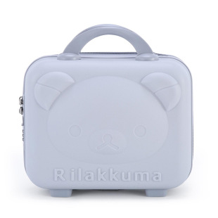 14 inch PP hand luggage 3D cartoon bear makeup box multi-functional mini makeup storage bag hand gift