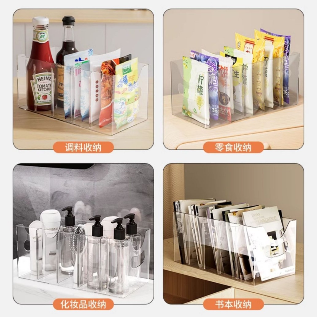 Caja de almacenamiento de condimentos de cocina, almacenamiento de especias domésticas, botellas de condimentos, latas, revistas, estantes de cosméticos