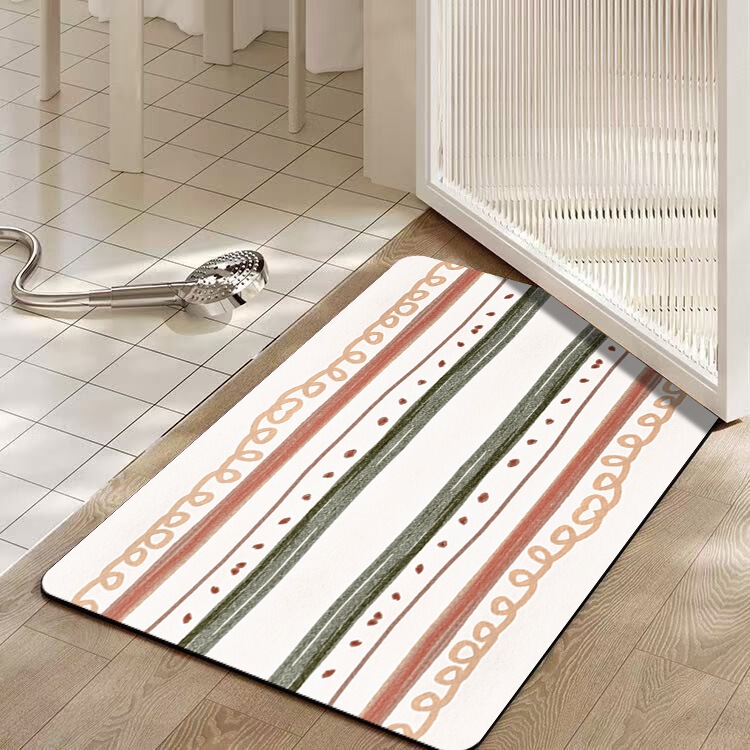 New Modern Minimalist Style Diatomaceous Earth Floor Mat, Water-Absorbent and Non-Slip Foot Mat for Entryway, Toilet, and Bathroom Doorways, Available for Dropshipping New Modern Minimalist Style Diatomaceous Earth Floor Mat, Water-Absorbent and Non-Slip Foot Mat for Entryway, Toilet, and Bathroom Doorways, Available for Dropshipping