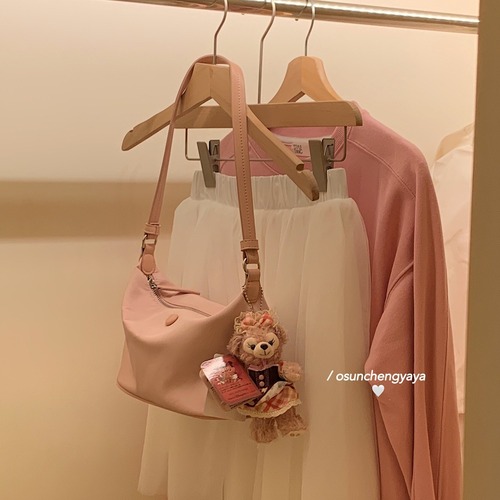 2024 summer small fresh shoulder dumpling bag Korean version ins portable waterproof nylon Oxford cloth armpit small bag for women