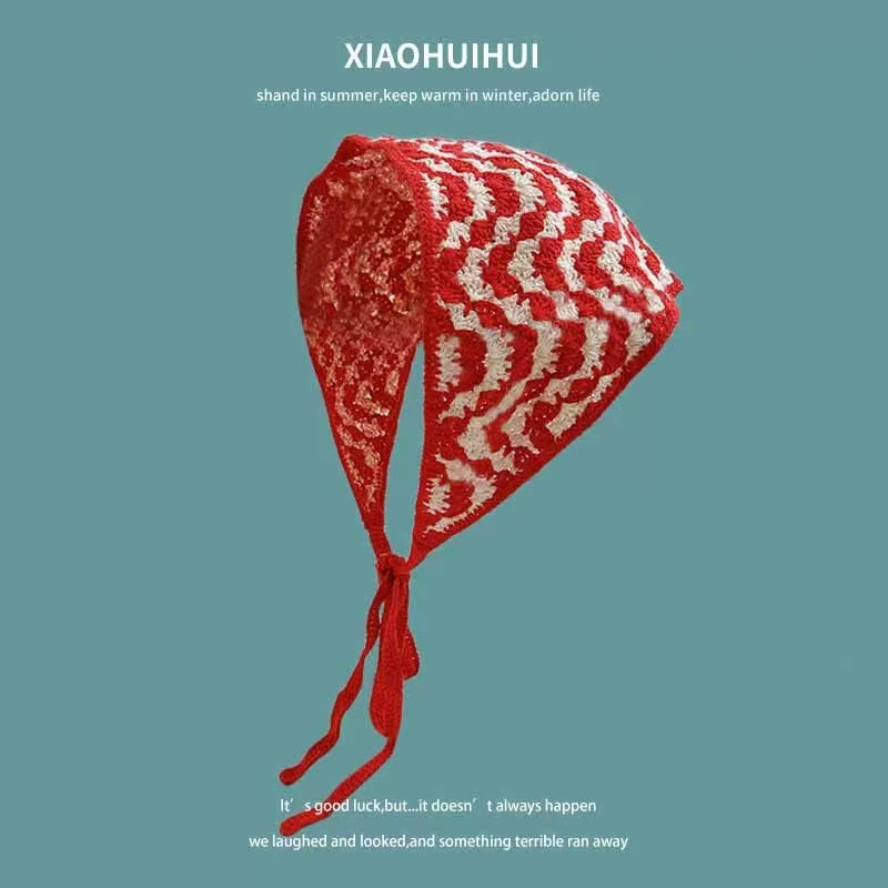 Dopamina transfronteriza Daisy toallas triangulares de punto caliente viaje dulce encantador pañuelo de estilo mujer