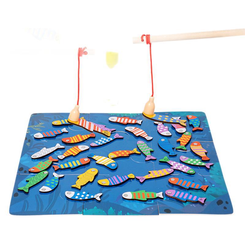 Juego de estanque de peces feliz transfronterizo, juguete de entrenamiento de pensamiento educativo para niños de estanque de peces, juguete de batalla competitivo interactivo entre padres e hijos