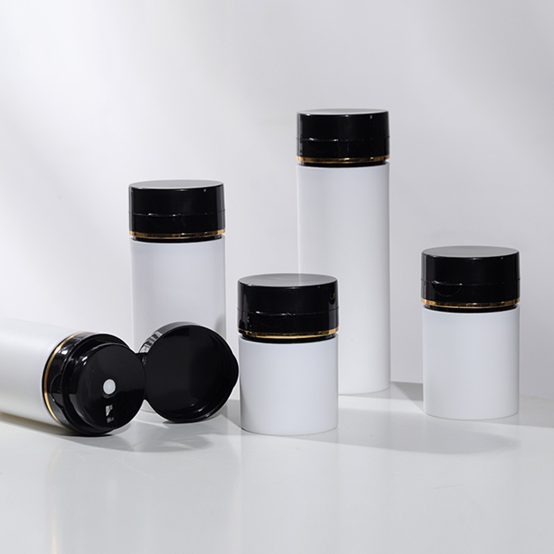 乳液膏按压瓶 洁面分装瓶  护肤品塑料美妆日化包装 分装瓶厂