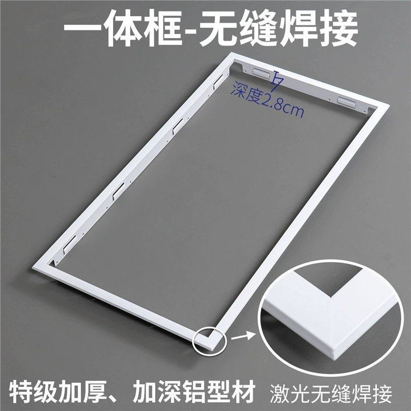 Очень толстая рама для потолка из алюминиевого сплава 30*60, фирменный обогреватель для ванны, специальная лазерная сварка, цельная формовка 300*600