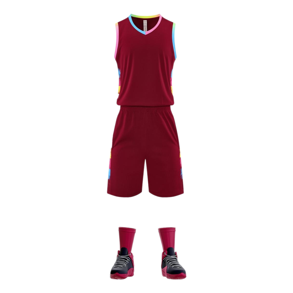 traje de baloncesto americano seco rápido transpirable niño entrenamiento de adultos uniformes de equipo con logotipo de impresión