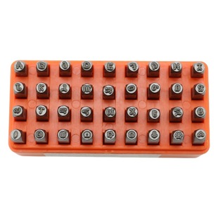 Supply 36pc letter punch leather steel stamp number letter Printing Punch DIY leather carving tool steel letter
