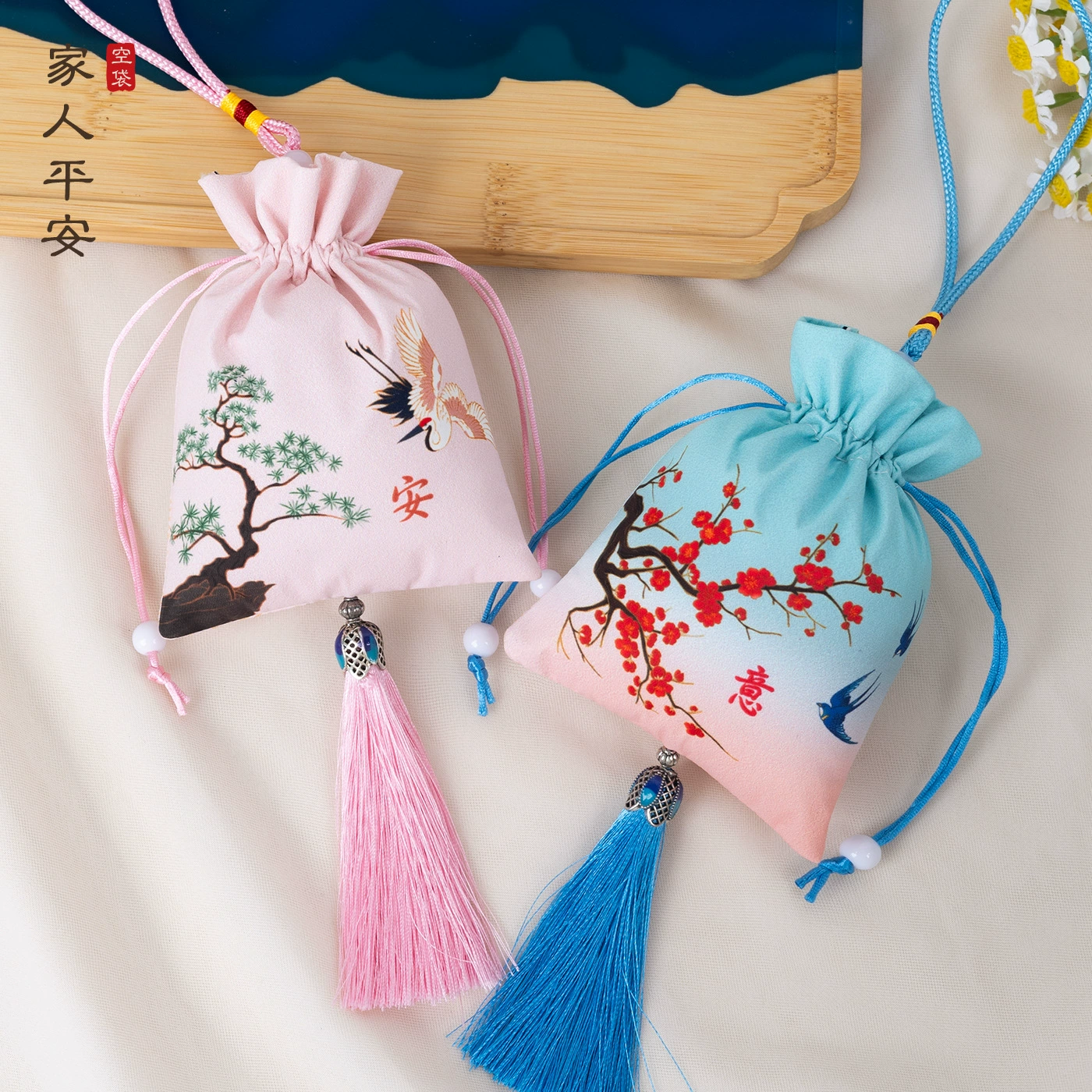 Фестиваль лодок-драконов Древний стиль Hanfu саше маленькая сумка саше пустая сумка ретро саше