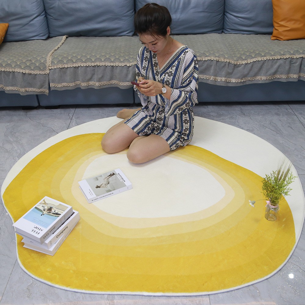 Moderno minimalista alfombra de Cachemira como dormitorio sala de estar mesa de café Sofá Alfombra totalmente cubierta absorbente de fácil cuidado alfombra de piso image 13