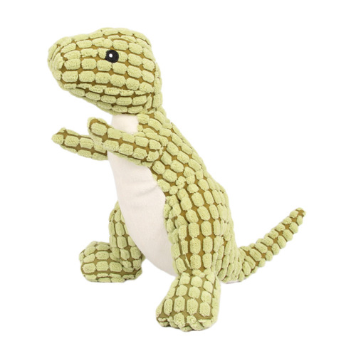 Manufacturer wholesales pet plush toys, dog toys, teeth-resistant, sound-making toys, dinosaurs, direct supply