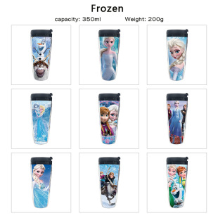 Frozen Water Cup Animation Peripheral Water Cup Princess Elsa Series Cold Water Cup Lightweight Large Capacity Insulated Kettle