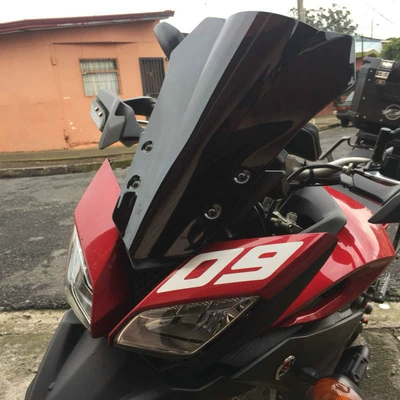 15-17 modified front — Motorcycle front windshield