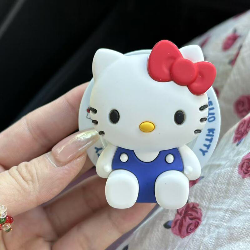 可爱卡通硅胶kitty猫支架适用magsafe磁吸手机壳桌面懒人神器创意|undefined