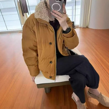 羊卷毛羽绒服外套9909