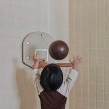 ins韩风儿童室内挂式篮球框家用篮球架免打投篮架壁挂式篮筐折叠