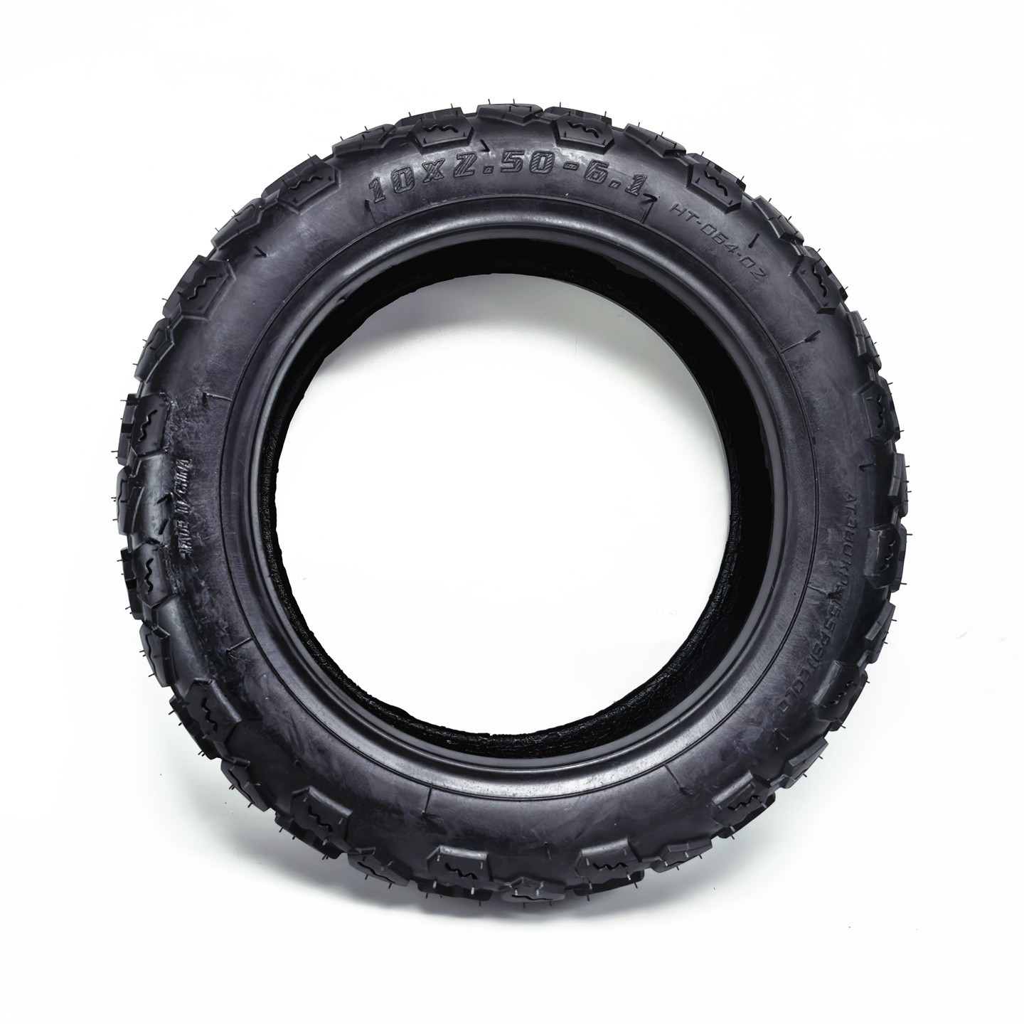 10*2.50-6. Off-road outer tire, wear-resistant and thickened, inflatable tire for electric scooters 10x2.50-6.1 outer tire