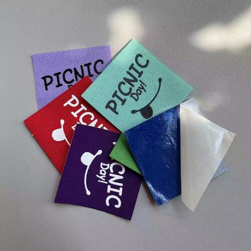 New model that can be directly adhered to down jackets to decorate cute smiling faces series self-adhesive tape to attach clothing accessories patch labeling
