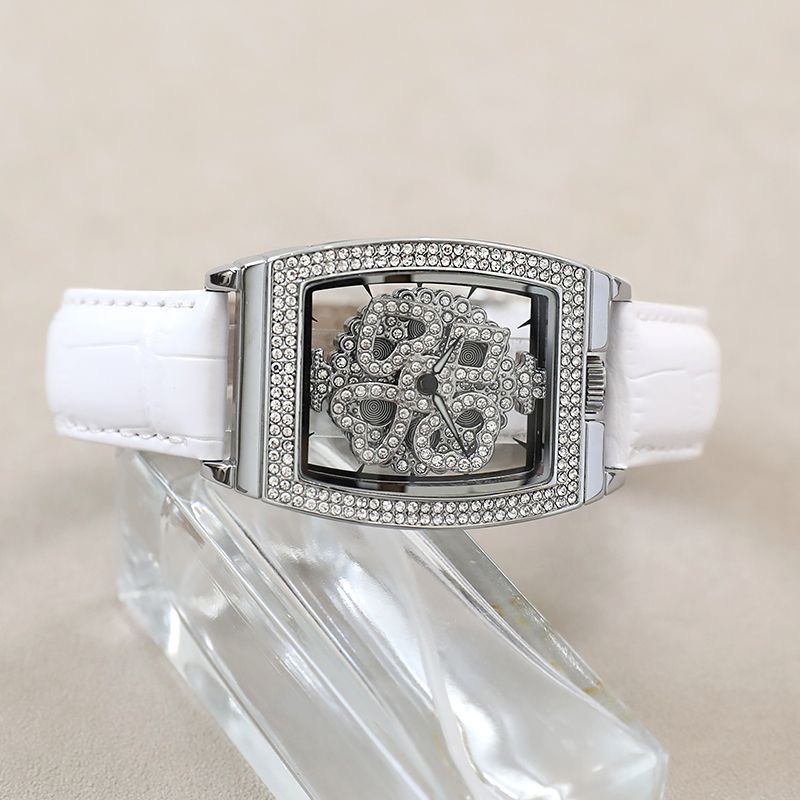 Orologio donna elegante poker dea con quadrante scheletrato_voghion.com