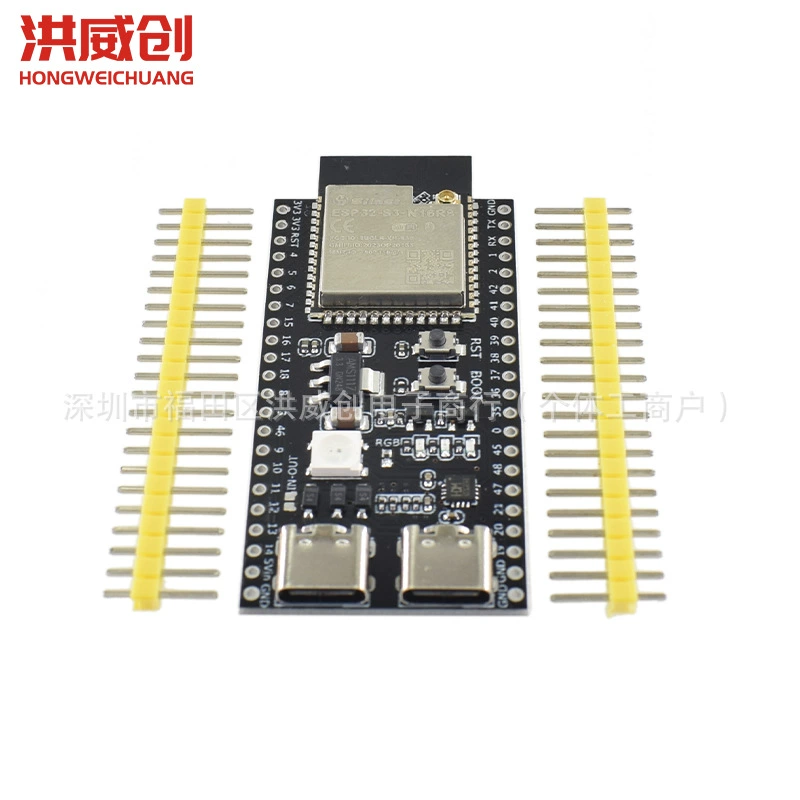 Плата с ESP32 S3 ядро на борту WROOM-1-N16R8 ESP32-S3-DevK
